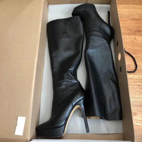 nine west high heel boots